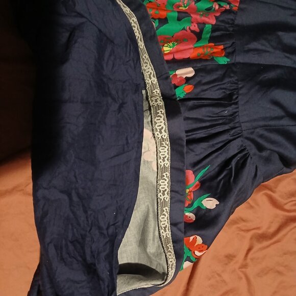 Lilly Pulitzer Bright Navy Cherry Mine Lottie Strapless Mini Dress in 6 - Picture 4 of 5